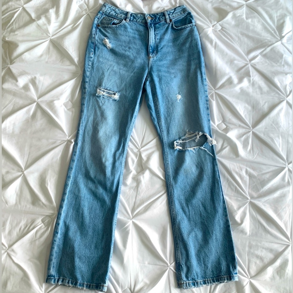 Dynamite Candice ripped jeans light blue wash - Picture 1 of 6